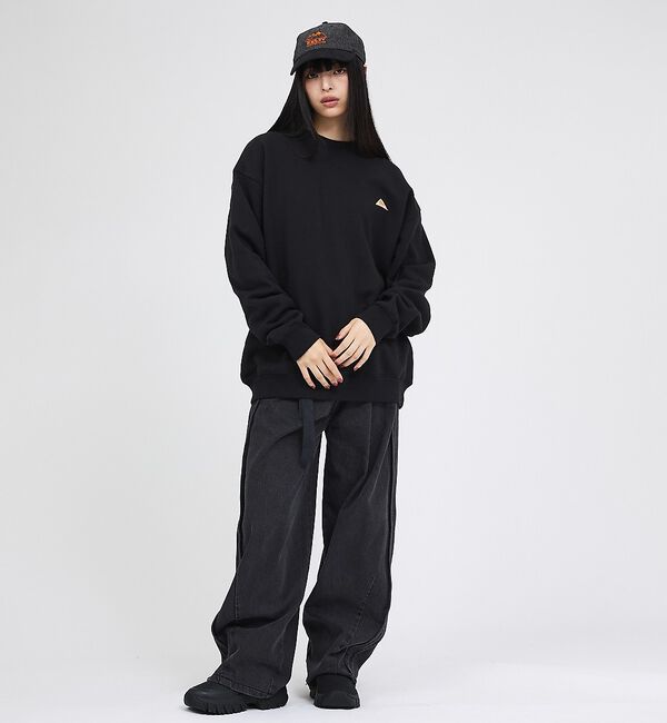 ABAHOUSE「【KELTY / ケルティ】フロッキーバックロゴプリントスウェット/ ユニセック」|スウェット・ジャージ|