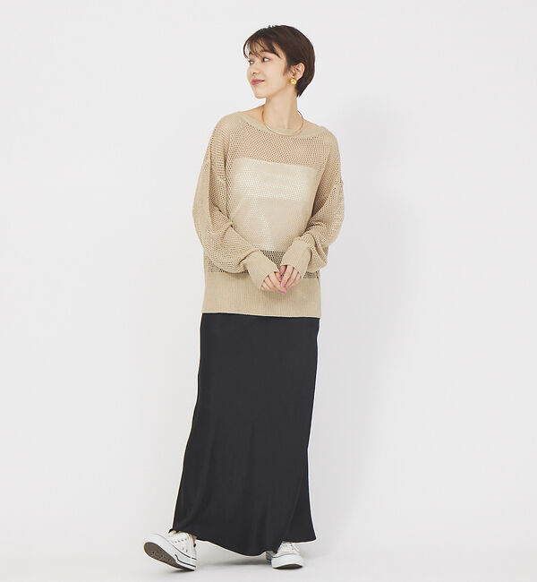 Rouge vif「【ロングセラー】【定番人気】バイヤスロングナロースカート」|スカート|
