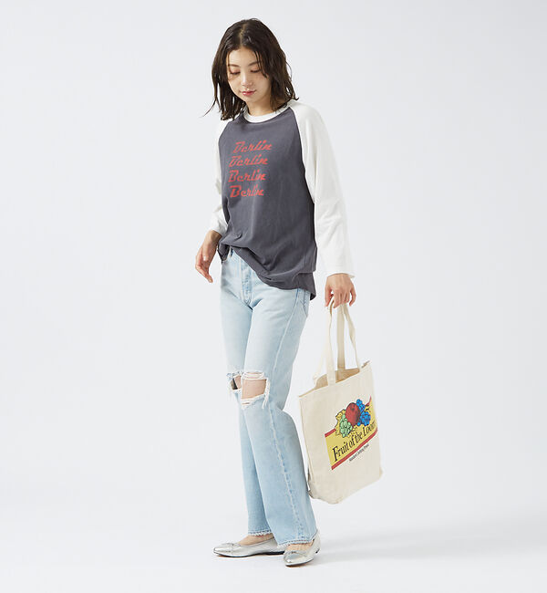 Rouge vif「【FRUIT OF THE LOOM】キャンバス トートバッグ / A4可 /」|トートバッグ|