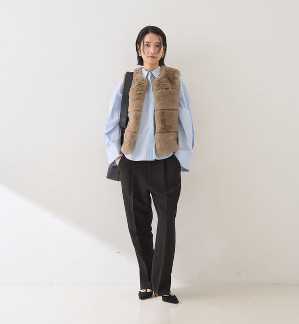 Rouge vif「【セットアップ対応】【3サイズ展開】ストレッチダブルクロステーパードパンツ」|その他|