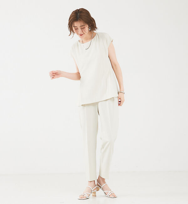 abahouse mavie「【エニデイカセット】フレンチスリーブセットアップ」|スーツ|