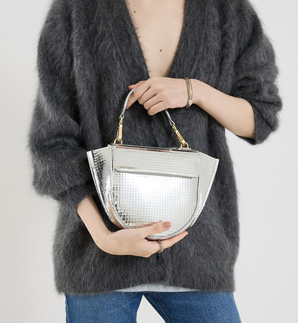 The Store by C' 「【WANDLER】Hortensia Bag Mini／ハンドバッグ」|ハンドバッグ|シルバー