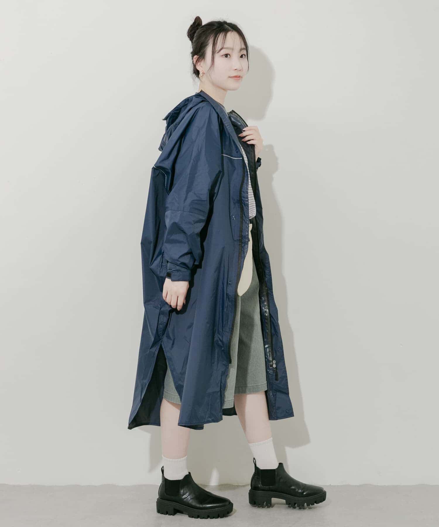 SMELLY「『WEB限定』『ユニセックス』Wpc.　バイシクルスリーブポンチョ」|ポンチョ・ケープ|