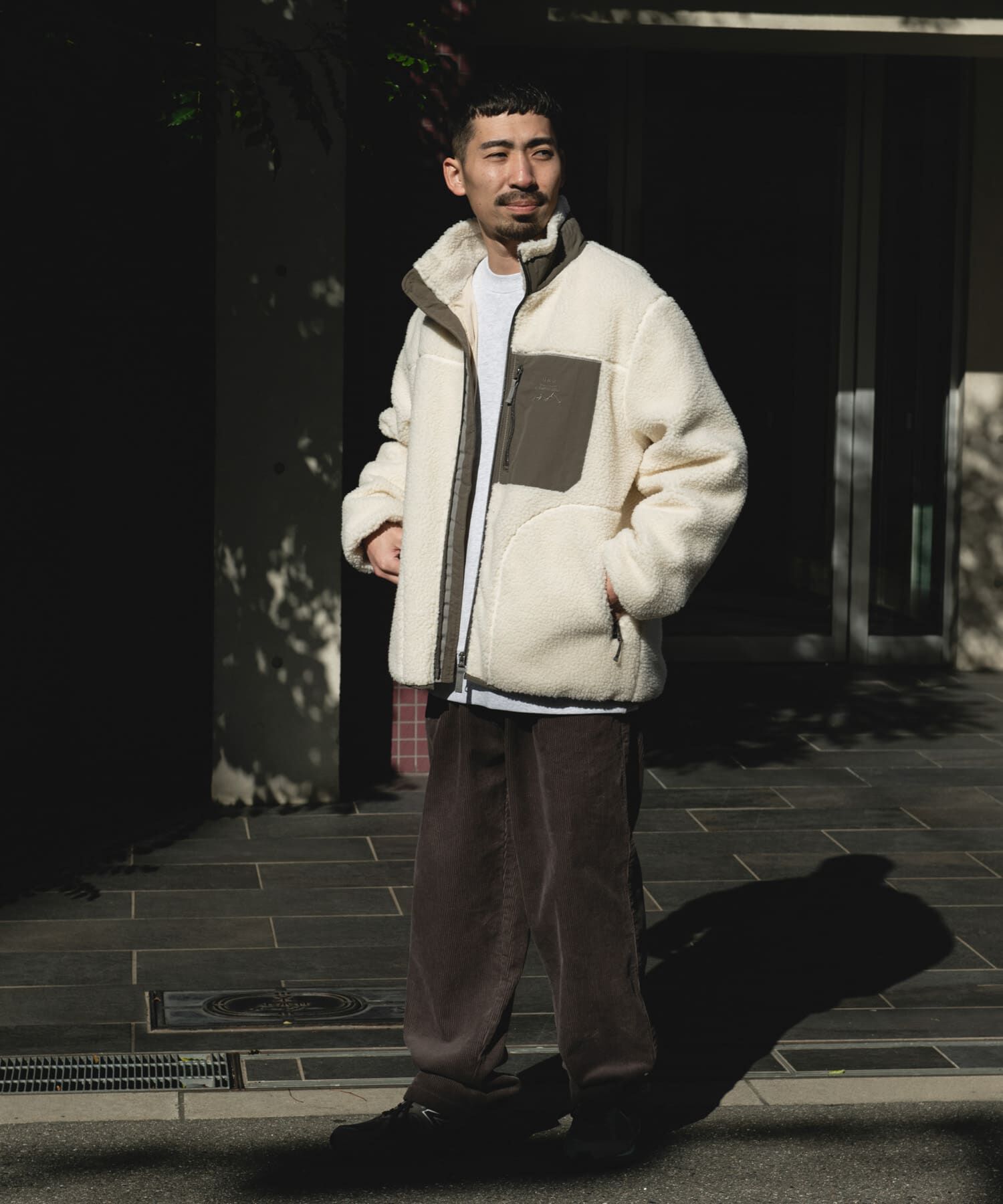 URBAN RESEARCH DOORS「URD防風ボアジップブルゾン」|ブルゾン・スタジャン|