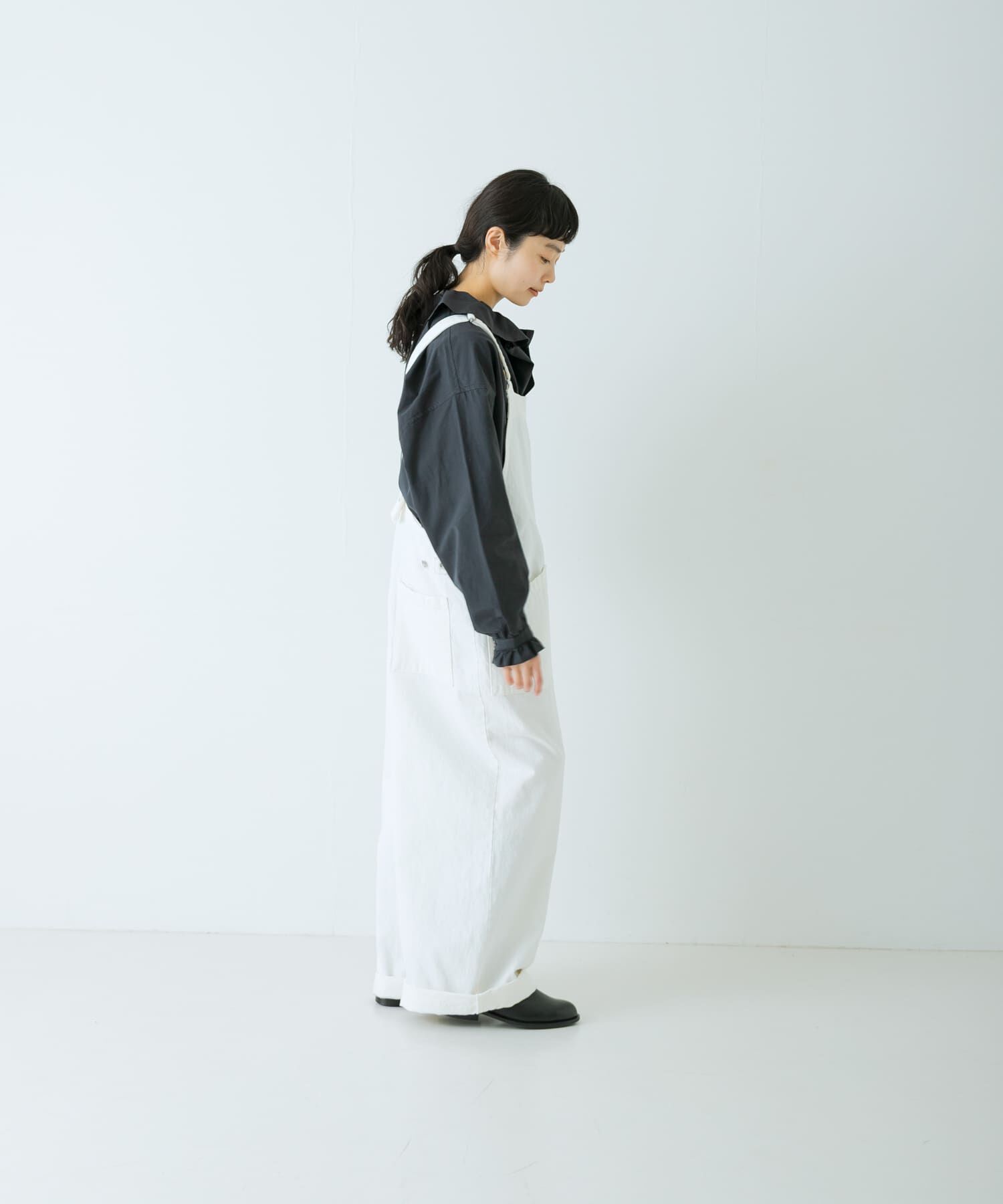 かぐれ「バッククロスサロペット」|スカート|