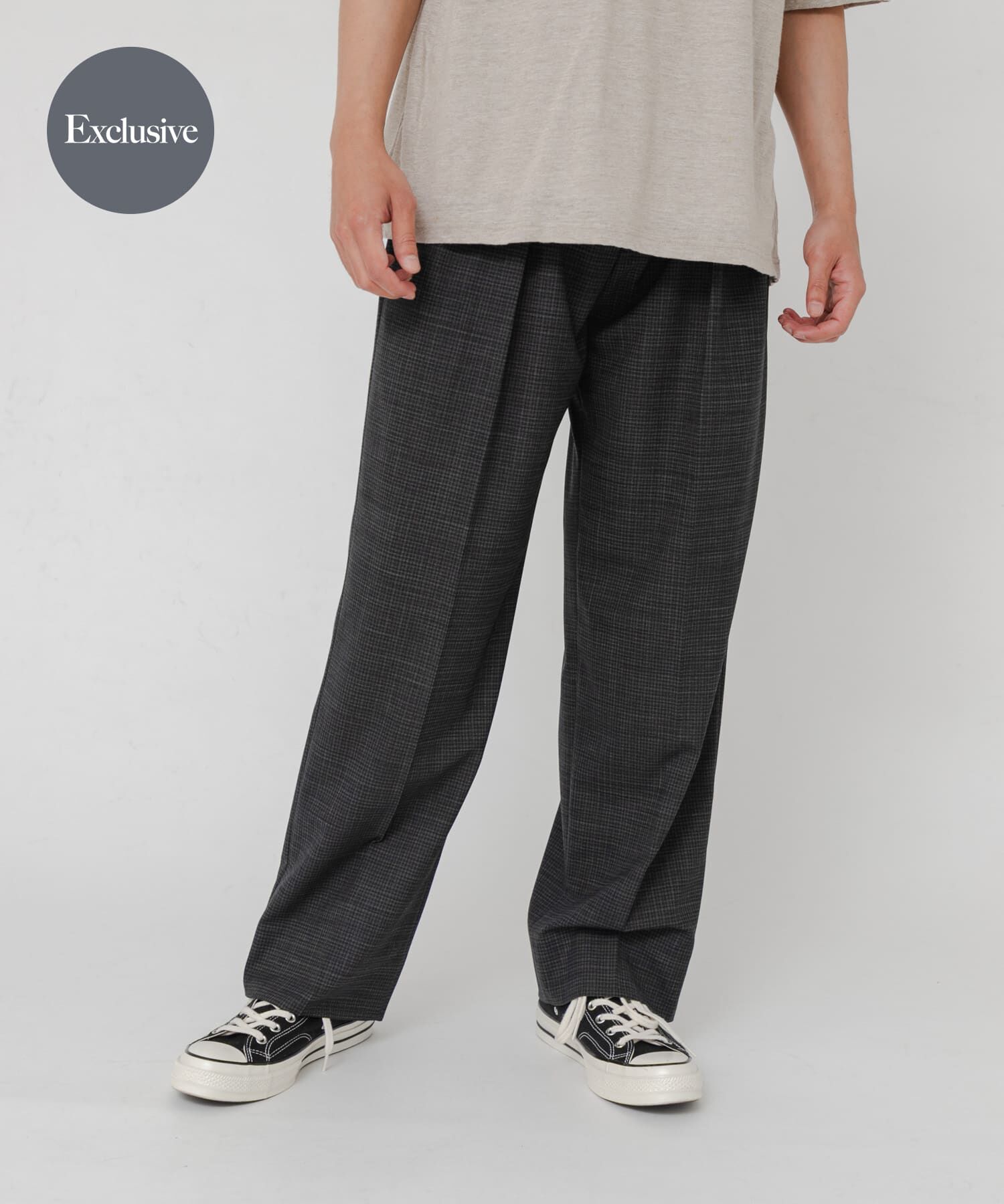 URBAN RESEARCH「BROOKS BROTHERS　EXCLUSIVE TRS 2INTUCK」|その他|グレー