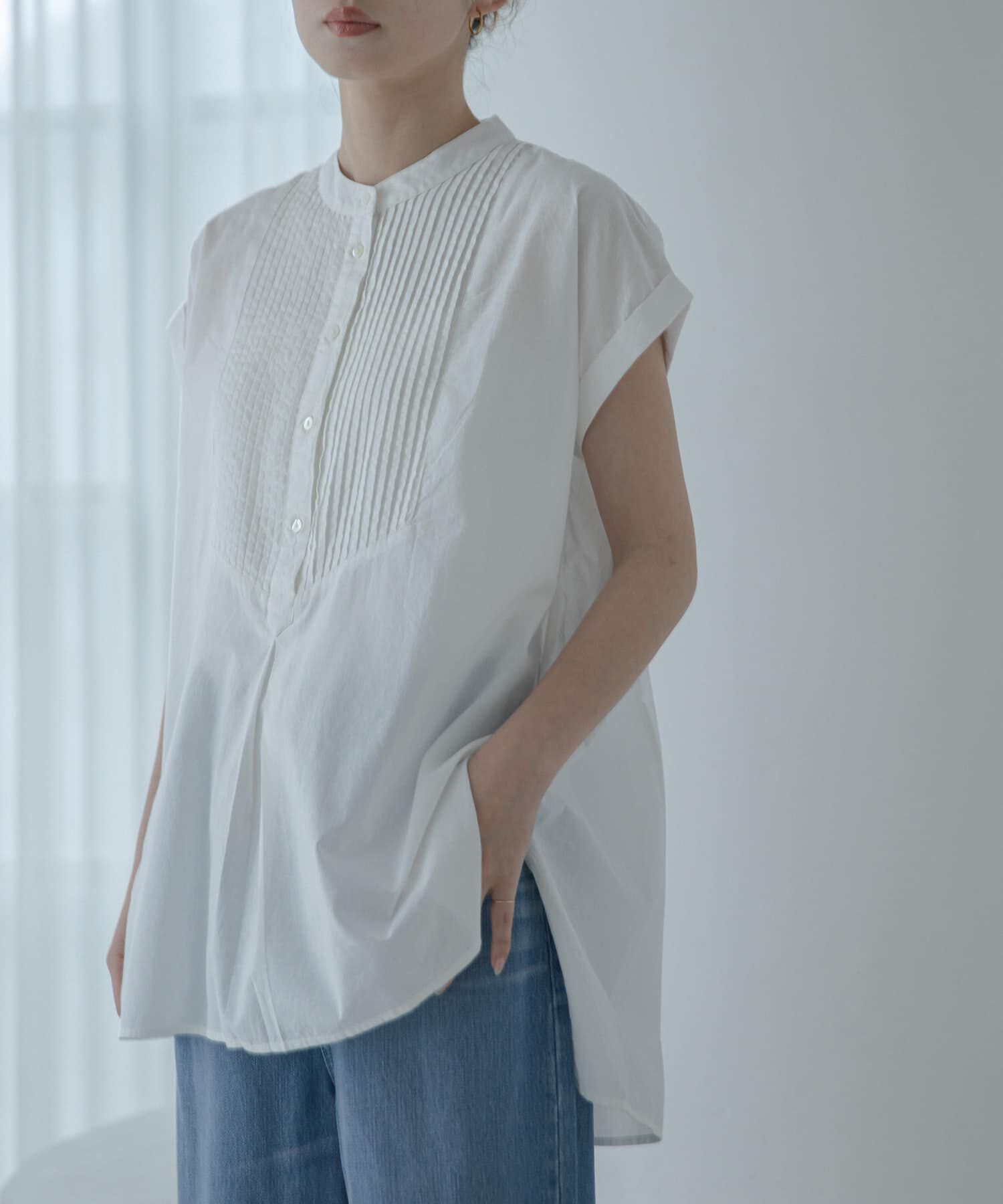 Sonny Label 「エアリーコットンピンタックドレスシャツ」|シャツ・ブラウス|