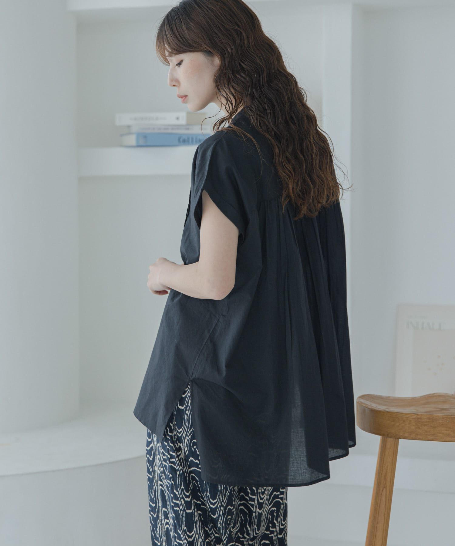Sonny Label 「エアリーコットンピンタックドレスシャツ」|シャツ・ブラウス|