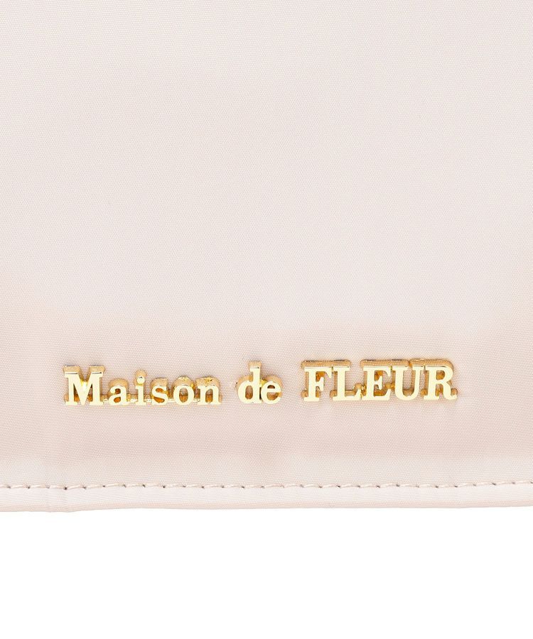 Maison de FLEUR「【撥水加工/A4対応】フリルスクエアトートバッグ」|トートバッグ|
