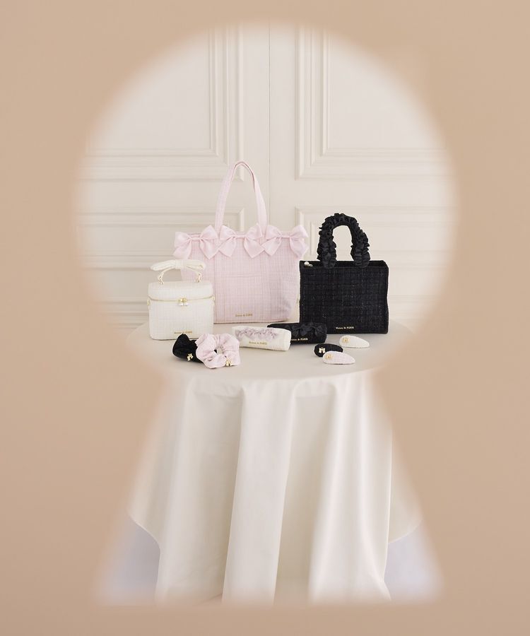 Maison de FLEUR「ツイードリボンシュシュ」|その他|