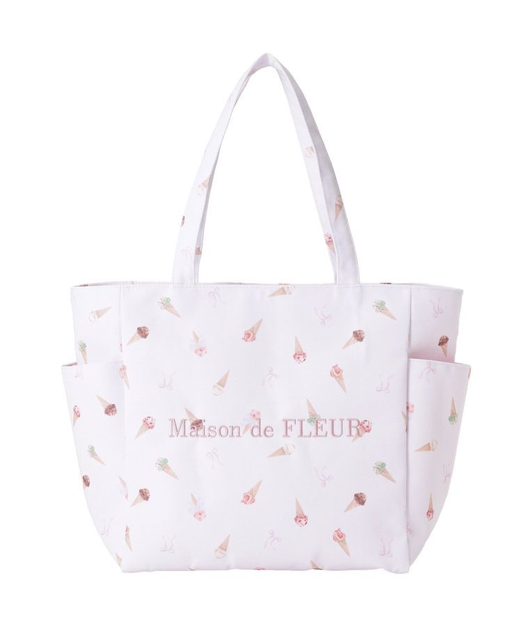 Maison de FLEUR「サーティワン サイドポケットトート」|トートバッグ|