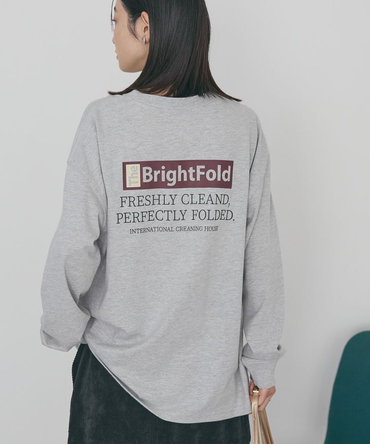 AMERICAN HOLIC「カンパニーロゴ風ロングTシャツ」|Tシャツ・カットソー|Gray