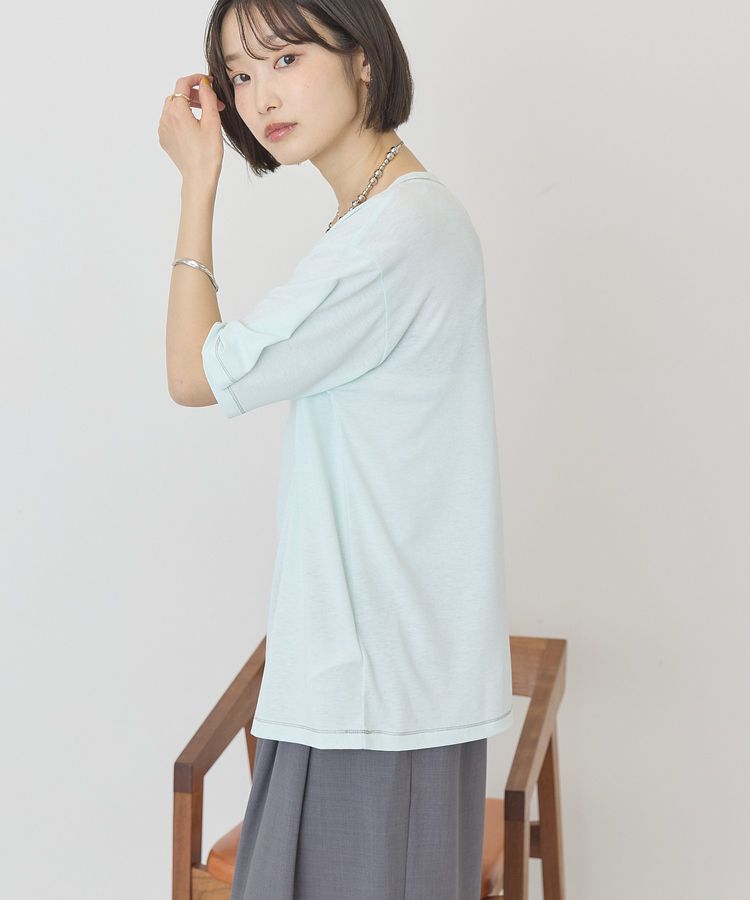 AMERICAN HOLIC「【マルチ機能】配色ステッチルーズTシャツ」|Tシャツ・カットソー|