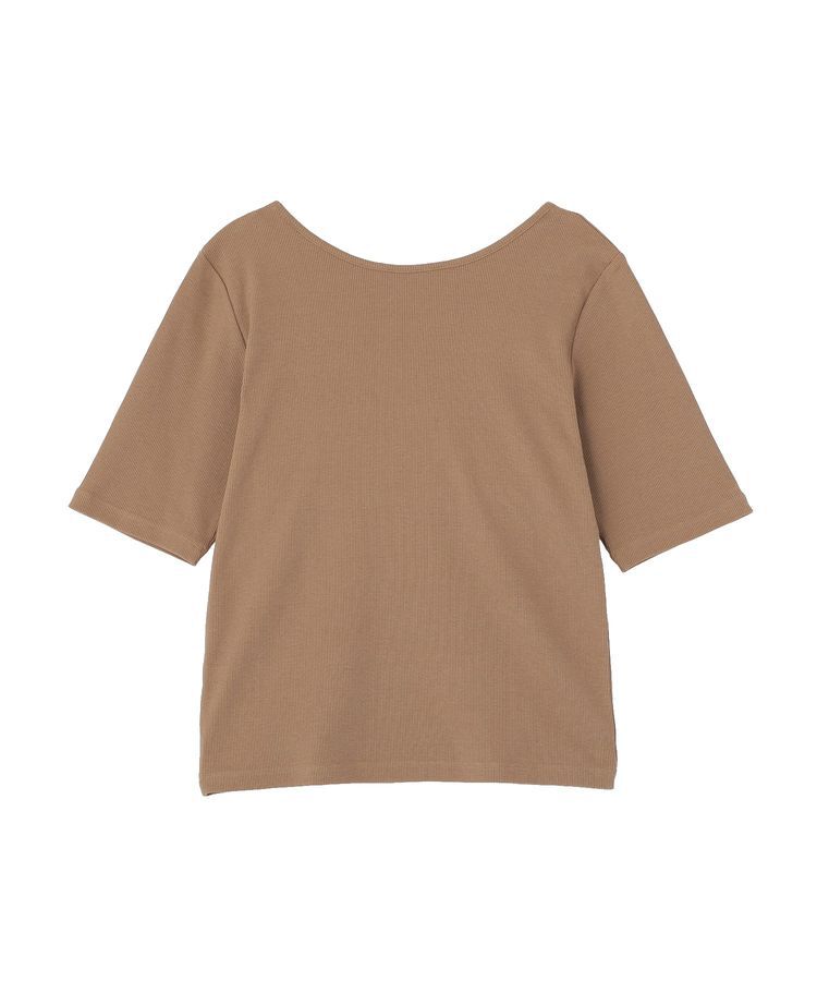 AMERICAN HOLIC「【接触冷感・UVカット】スクエアネック5分袖プルオーバー」|Tシャツ・カットソー|