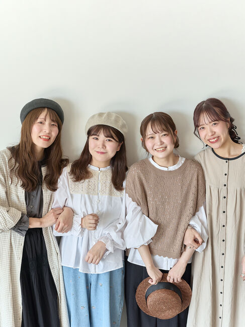 Samansa Mos2「【Cross&times;Staff】前後2WAYニットベスト」|ダウンベスト・ベスト|