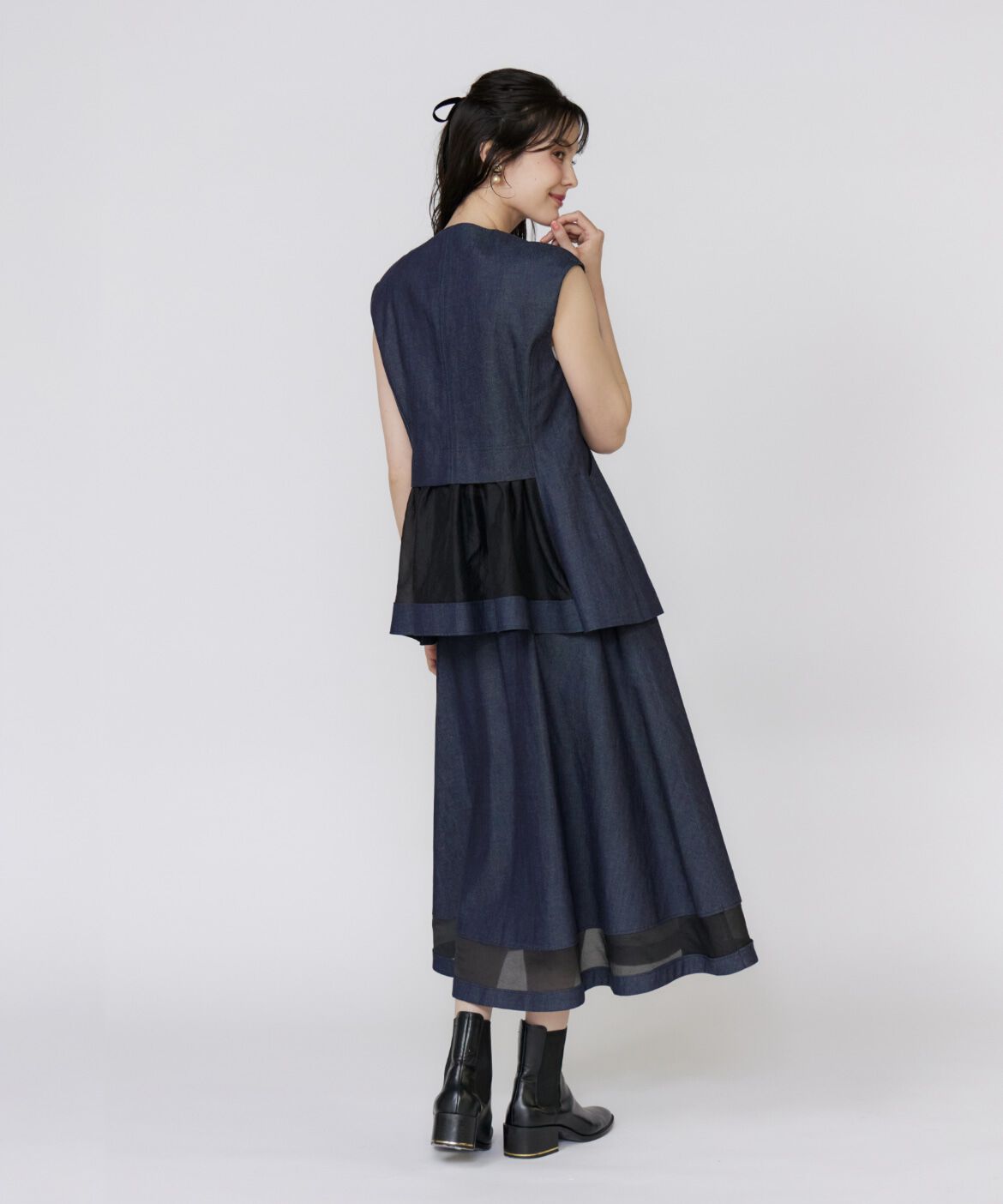 Maglie le cassetto「《美人百花9月号掲載》《ﾌﾗﾝﾄﾞﾙ45周年限定ｺﾚｸｼｮﾝ》ｼｱｰﾄ 」|ダウンベスト・ベスト|