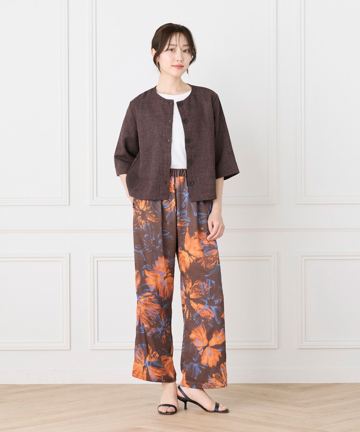7-IDconcept.「5分袖カーディガン《日本製》｜品よく羽織れる上質な羽織り」|Tシャツ・カットソー|