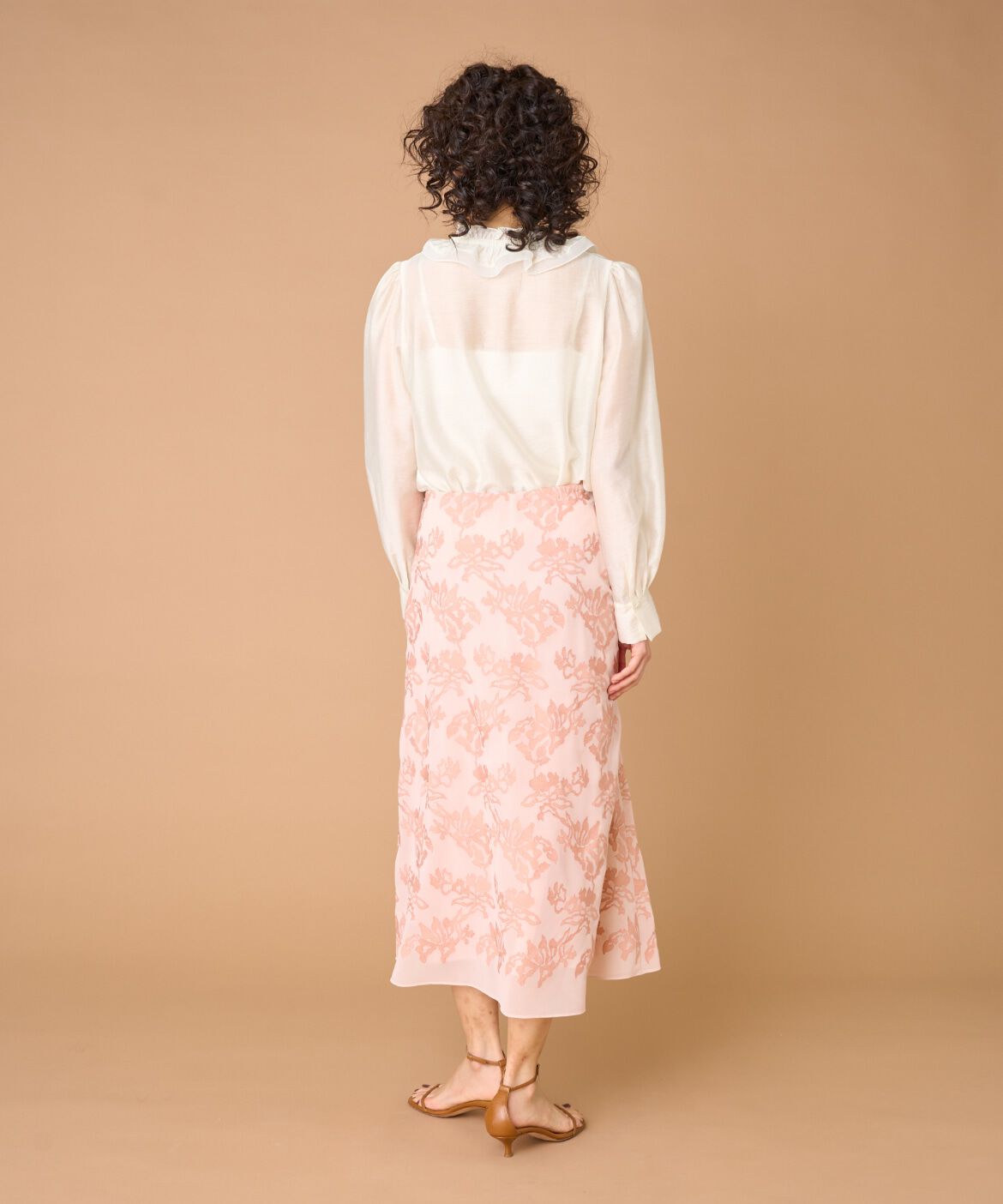 la veille by SUPERIOR CLOSET「《大きいサイズ》フリルブラウス」|シャツ・ブラウス|