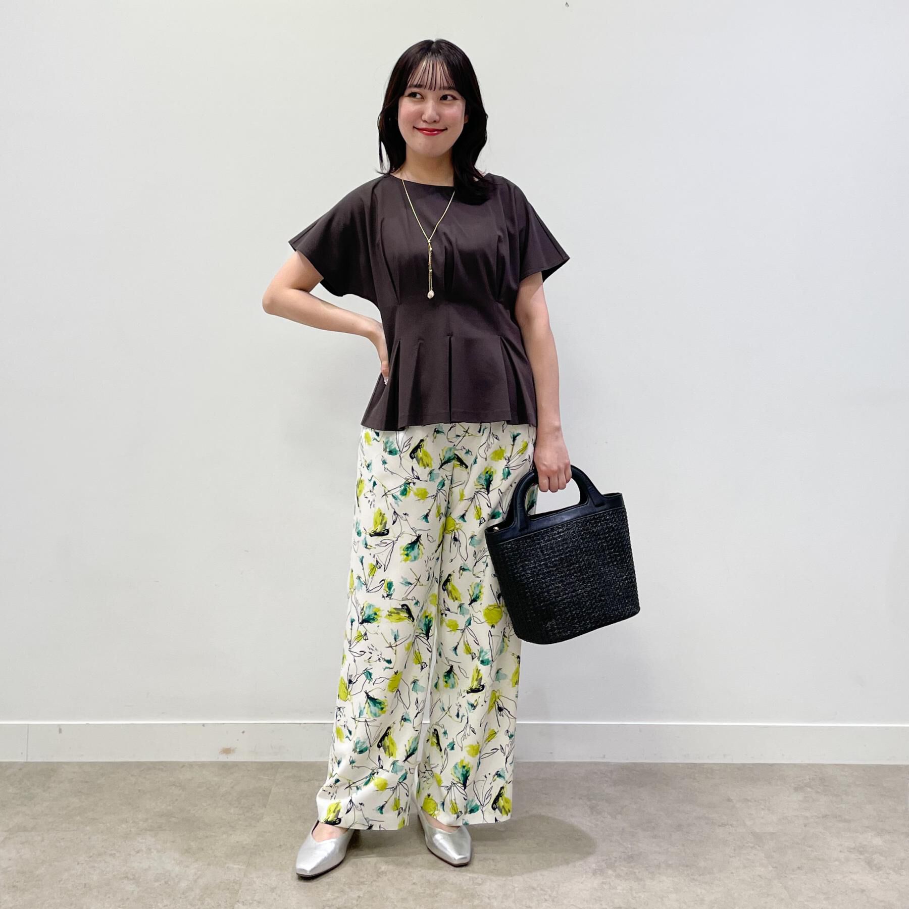 Reflect「【セットアップ可】ボタニカル調プリントワイドパンツ」|その他|
