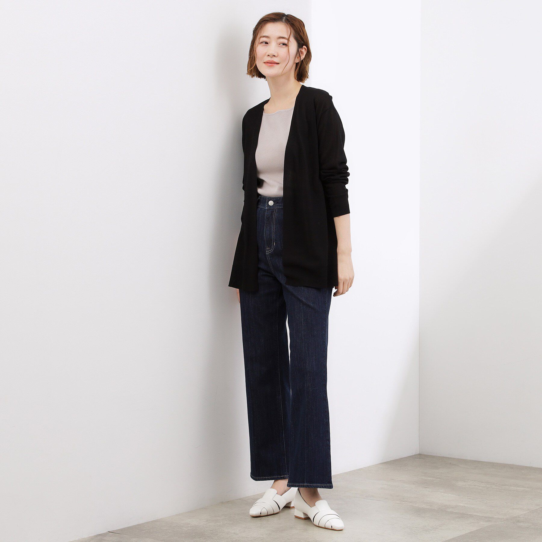 grove「【接触冷感／UVカットetc】ベーシックロングカーディガン」|カーディガン|