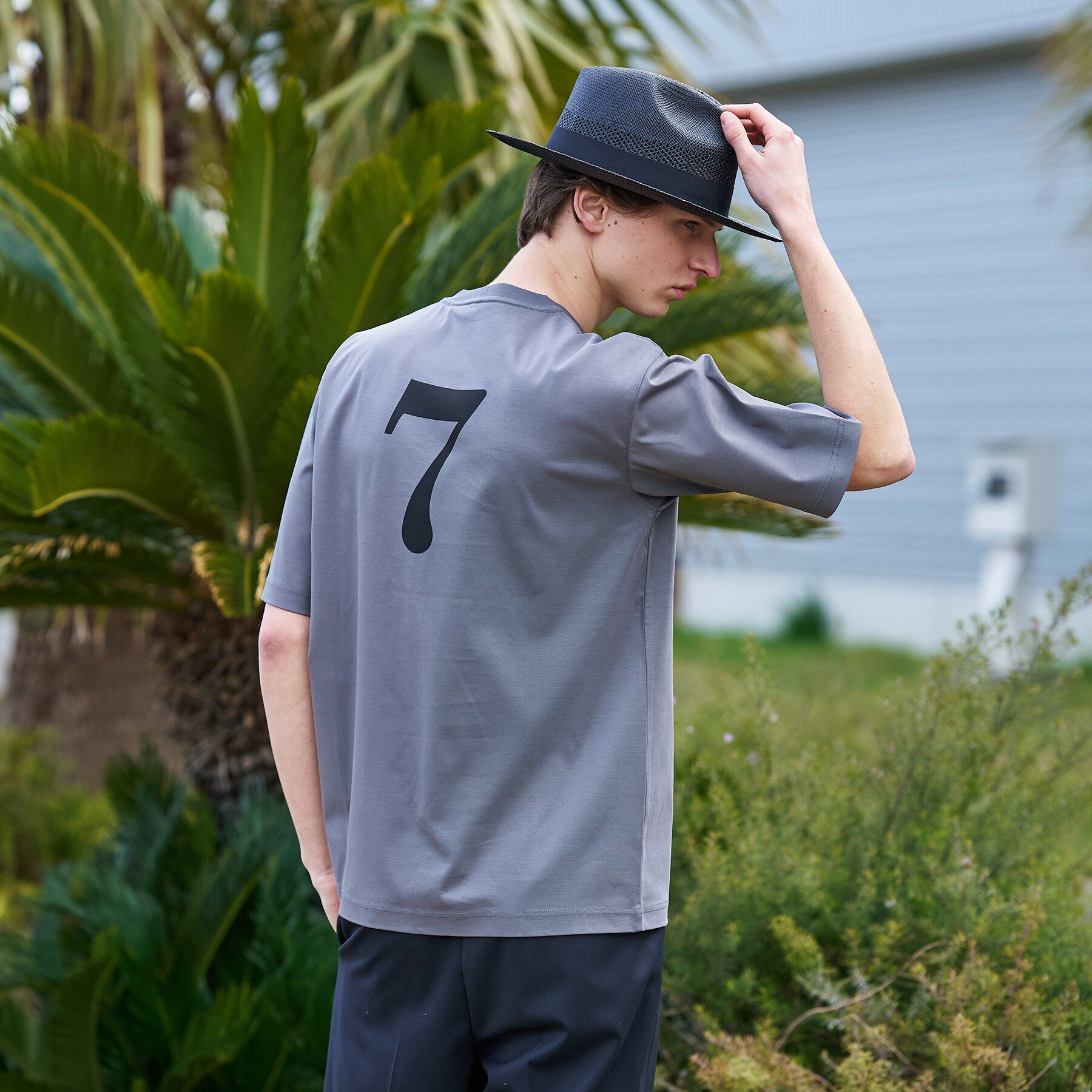 TAKEO KIKUCHI「【BOWLER HAT LABEL】アイスクリアコットン ピンナップガール 半袖Tシャツ」|Tシャツ・カットソー|