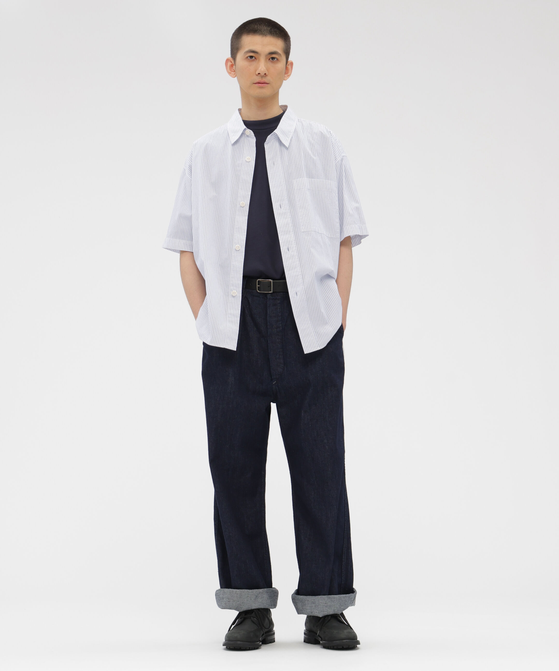 MHL.「YARN DYED COTTON VOILE SHIRT」|シャツ・ブラウス|