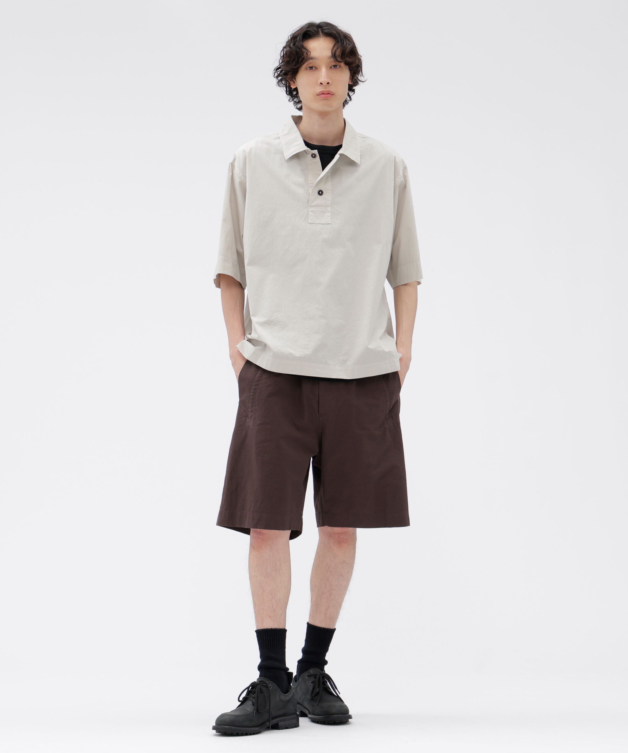 MHL.「LIGHTWEIGHT COTTON NYLON TWILL TROUSERS」|その他|DARK WINE1