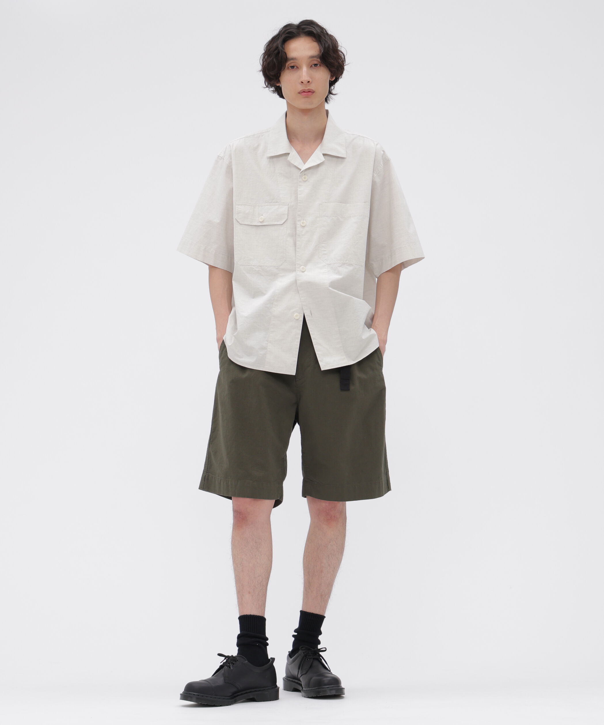 MHL.「HIGHCOUNT TOP DYED COTTON SHIRT」|シャツ・ブラウス|