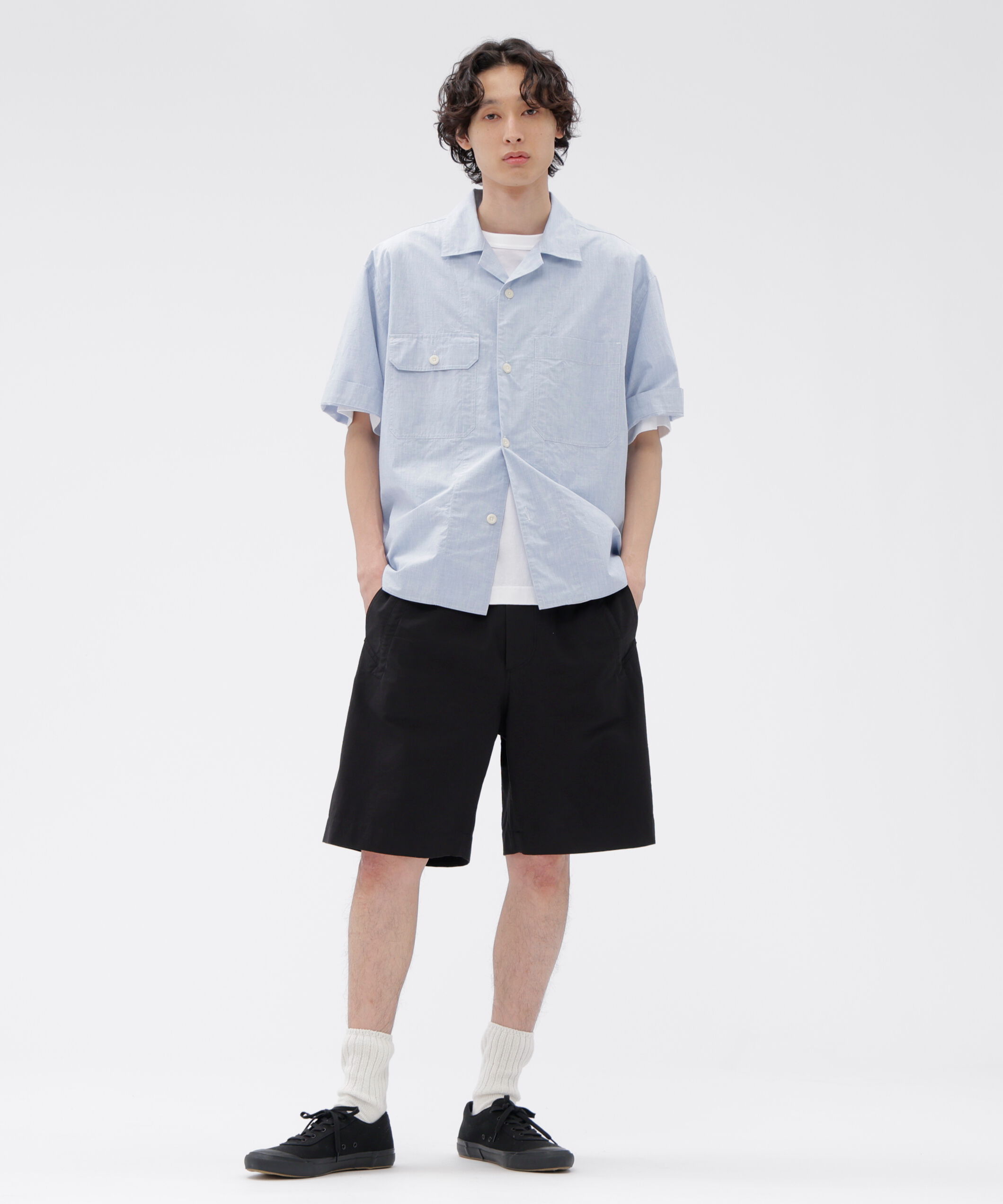 MHL.「HIGHCOUNT TOP DYED COTTON SHIRT」|シャツ・ブラウス|