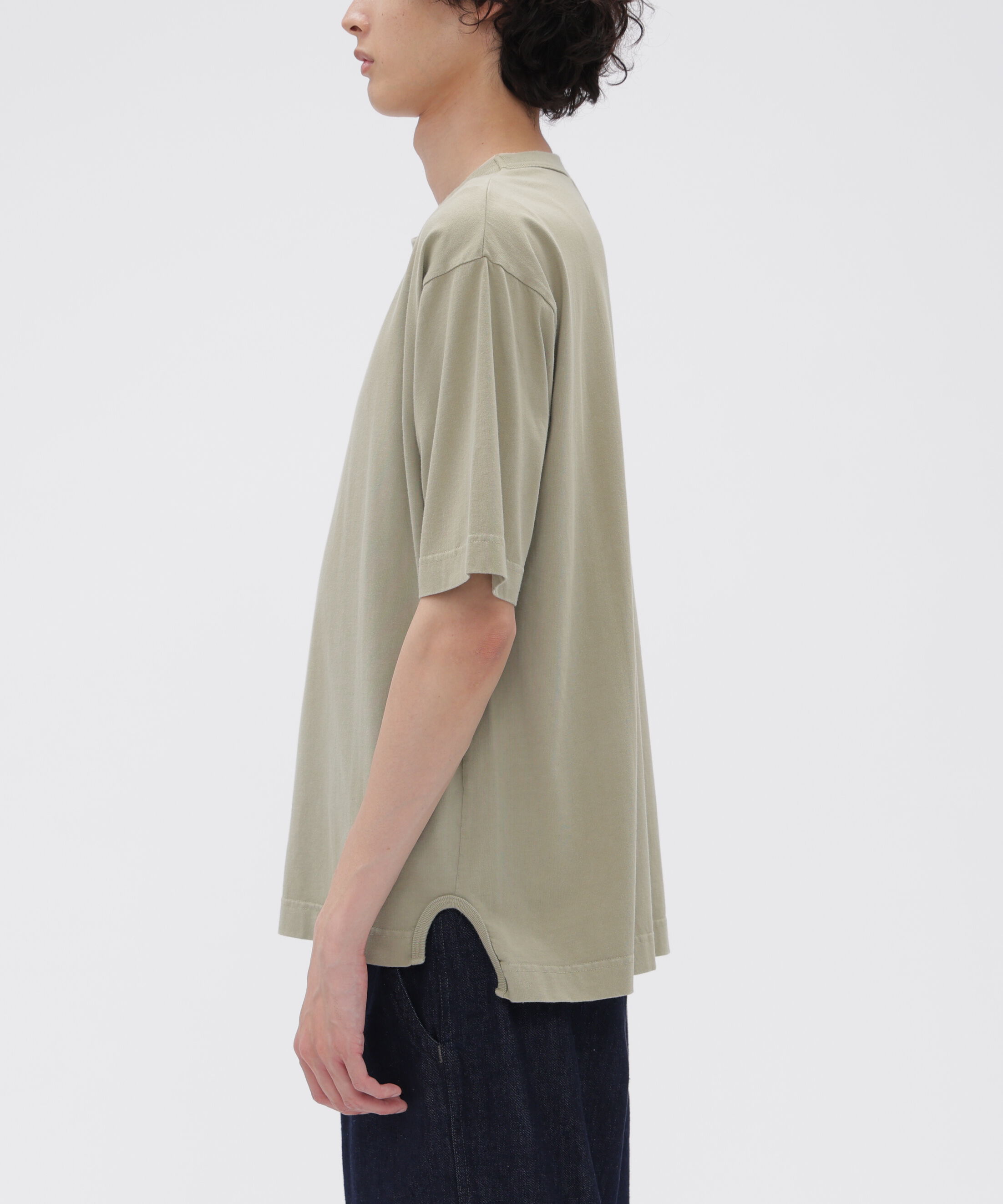 MHL.「FADED ROUGH COTTON JERSEY TOP」|Tシャツ・カットソー|