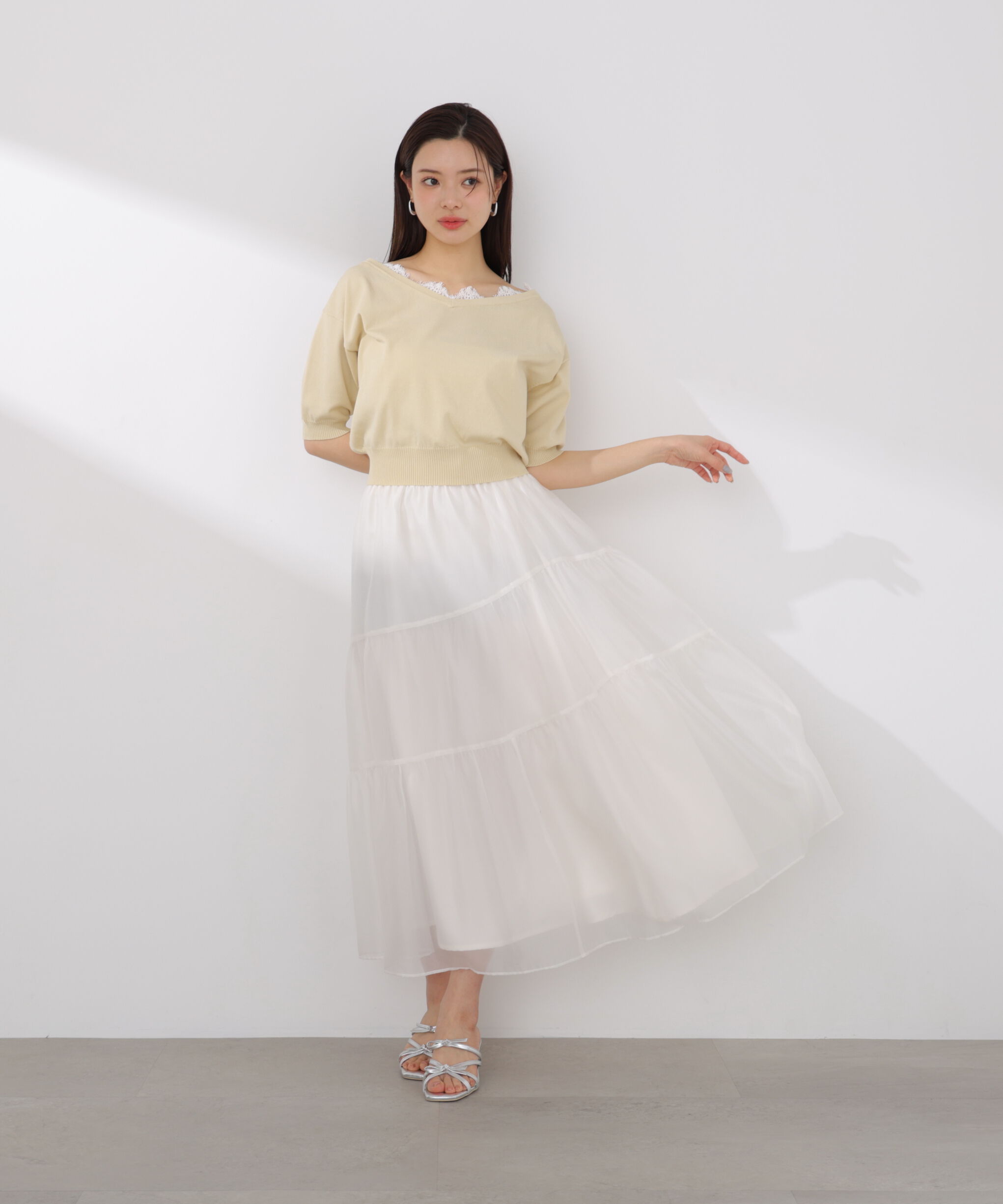 PROPORTION BODY DRESSING「アシメティアードスカート 26SS」|スカート|