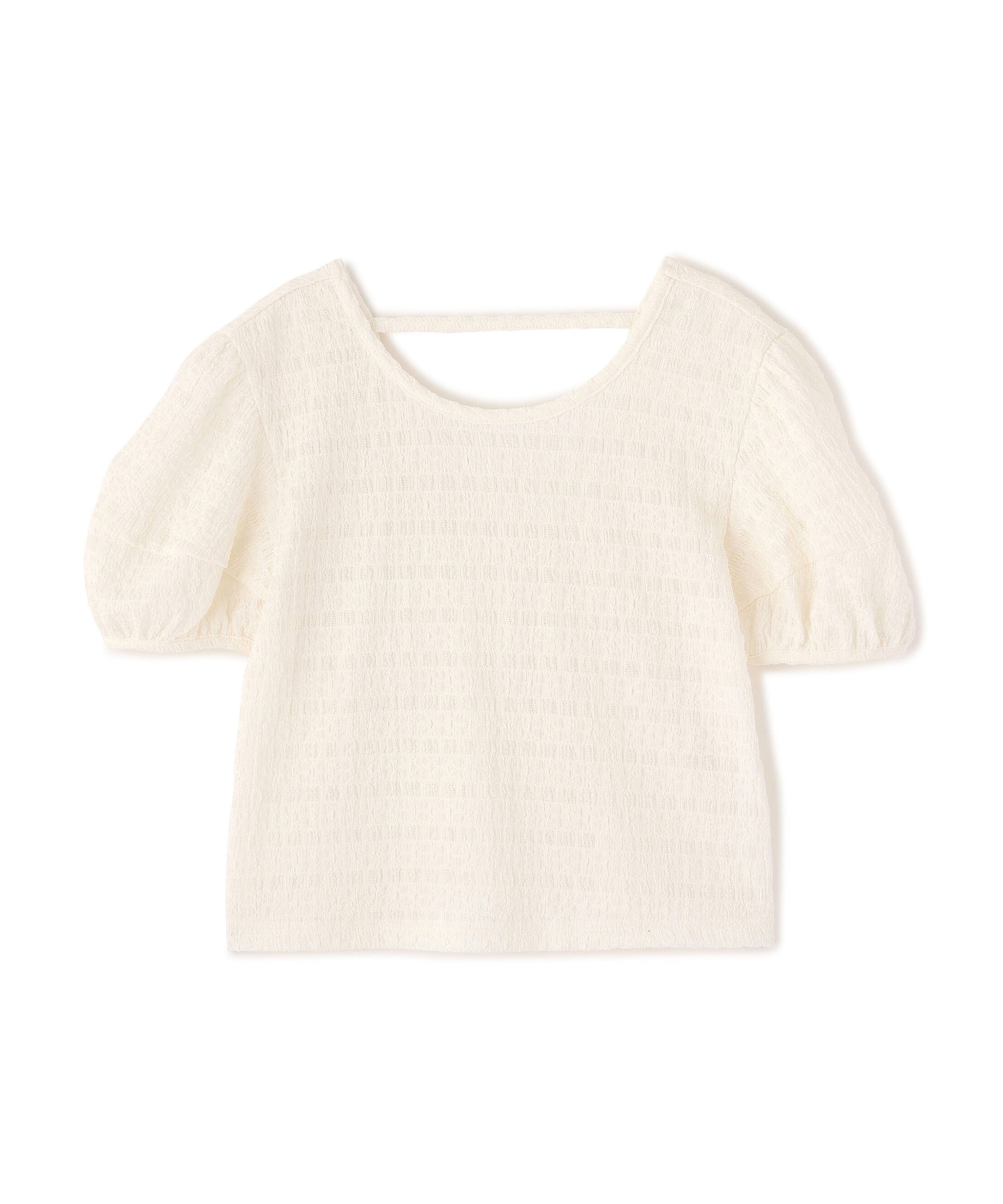 PROPORTION BODY DRESSING「バックオープンパフスリーブトップス26SS」|Tシャツ・カットソー|