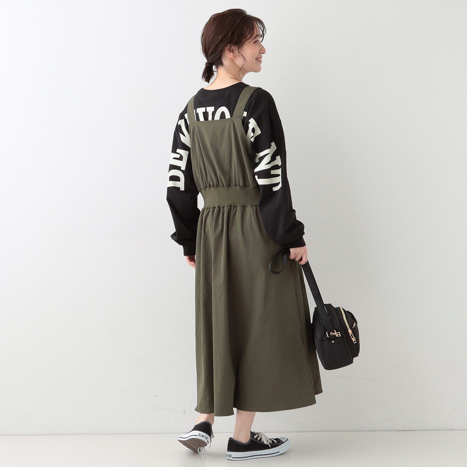 SHOO･LA･RUE「【S-LL】ロングシーズン着られる フロントZIPジャンスカ」|ワンピース|
