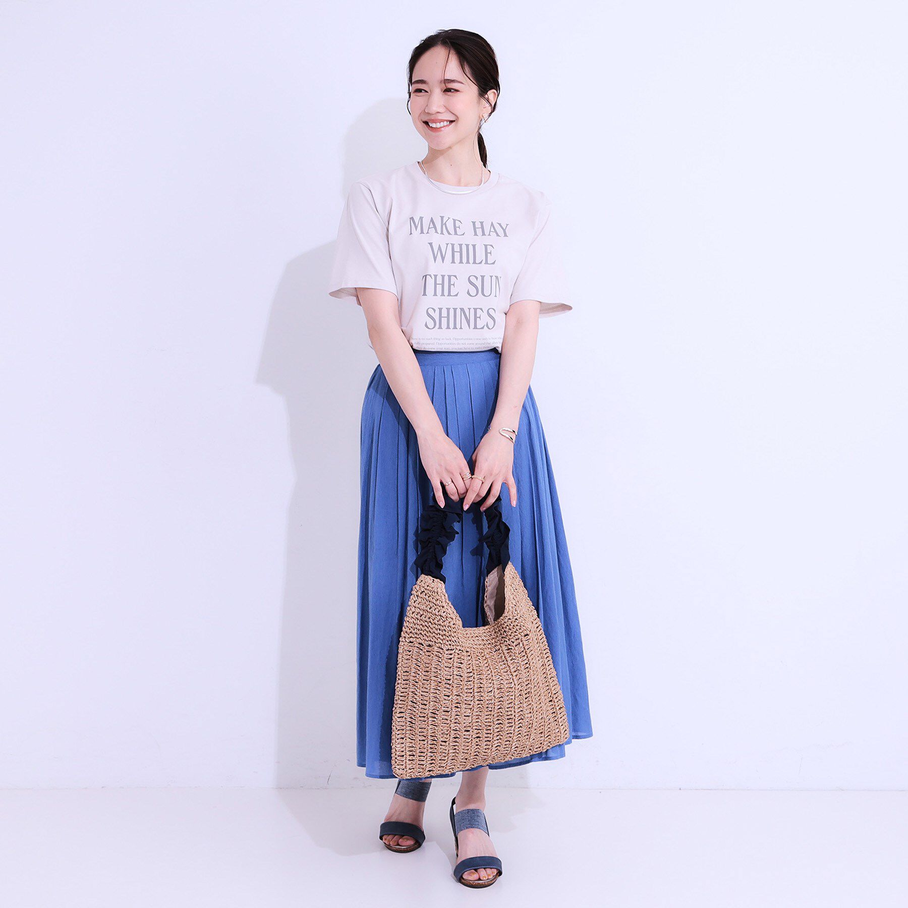 SHOO･LA･RUE「ペーパーフリルトートバッグ」|トートバッグ|