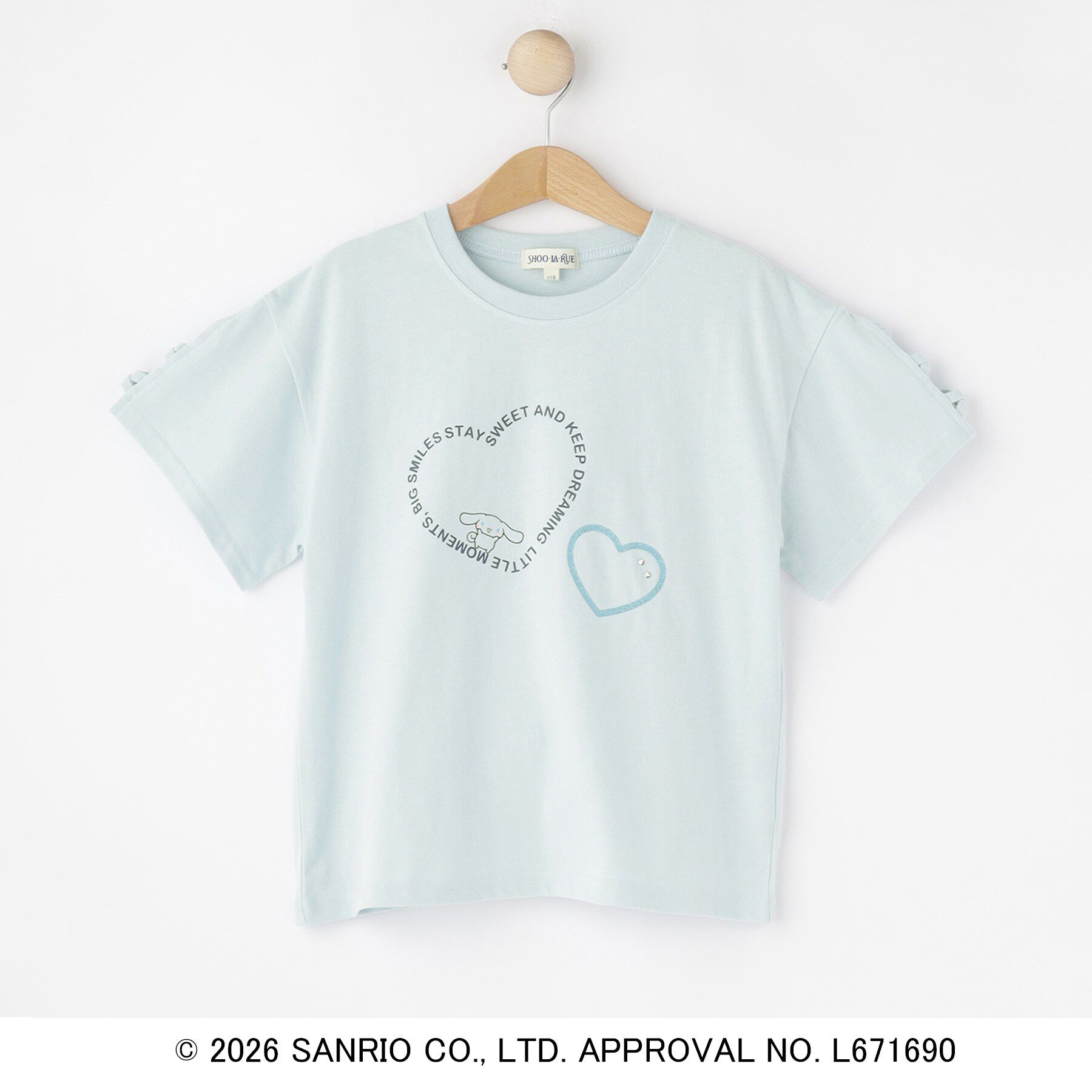 SHOO･LA･RUE「【サンリオキャラクターズ】レースアップデザインTシャツ」|Tシャツ・カットソー|