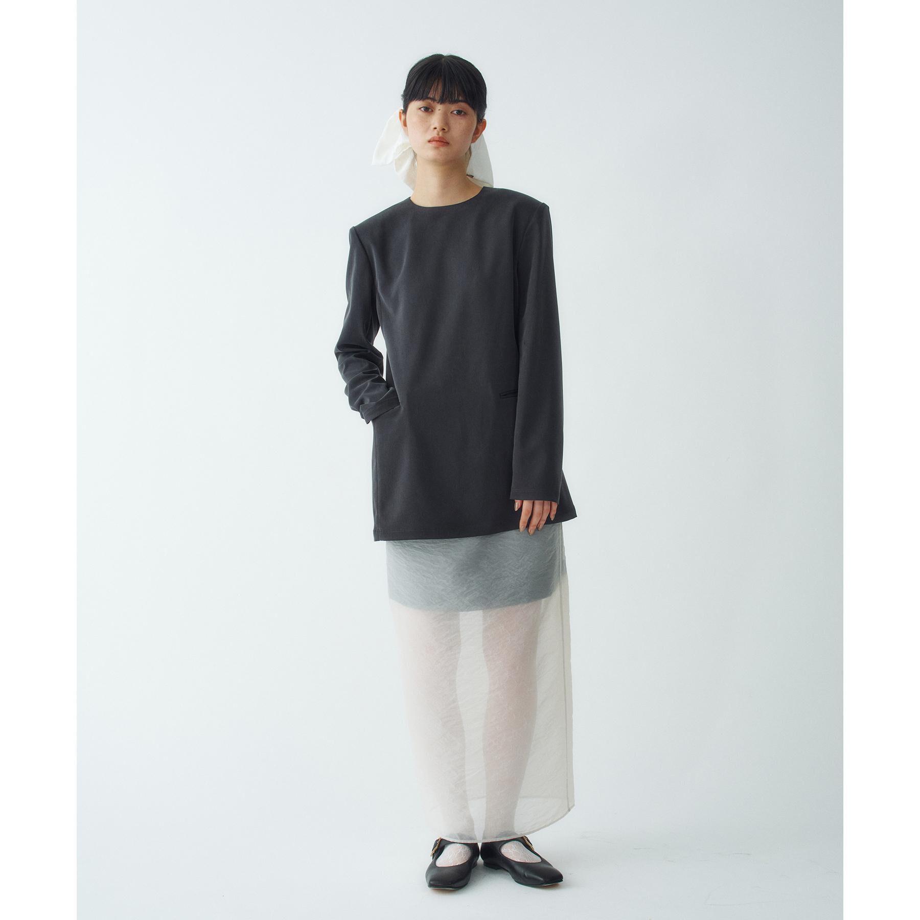 CODE A「reversible sheer skirt」|スカート|