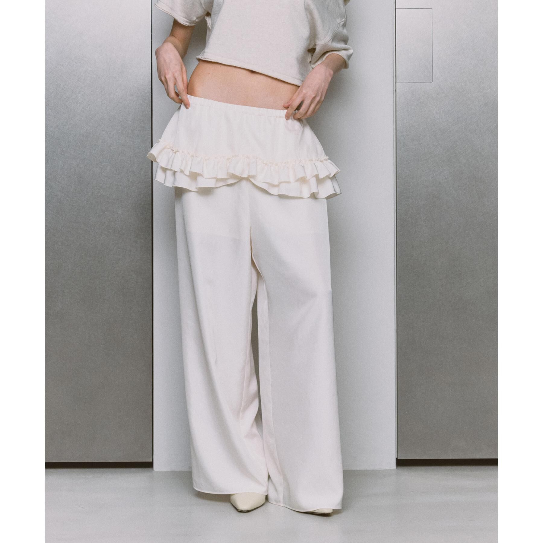 CODE A「frill wide pants」|その他|