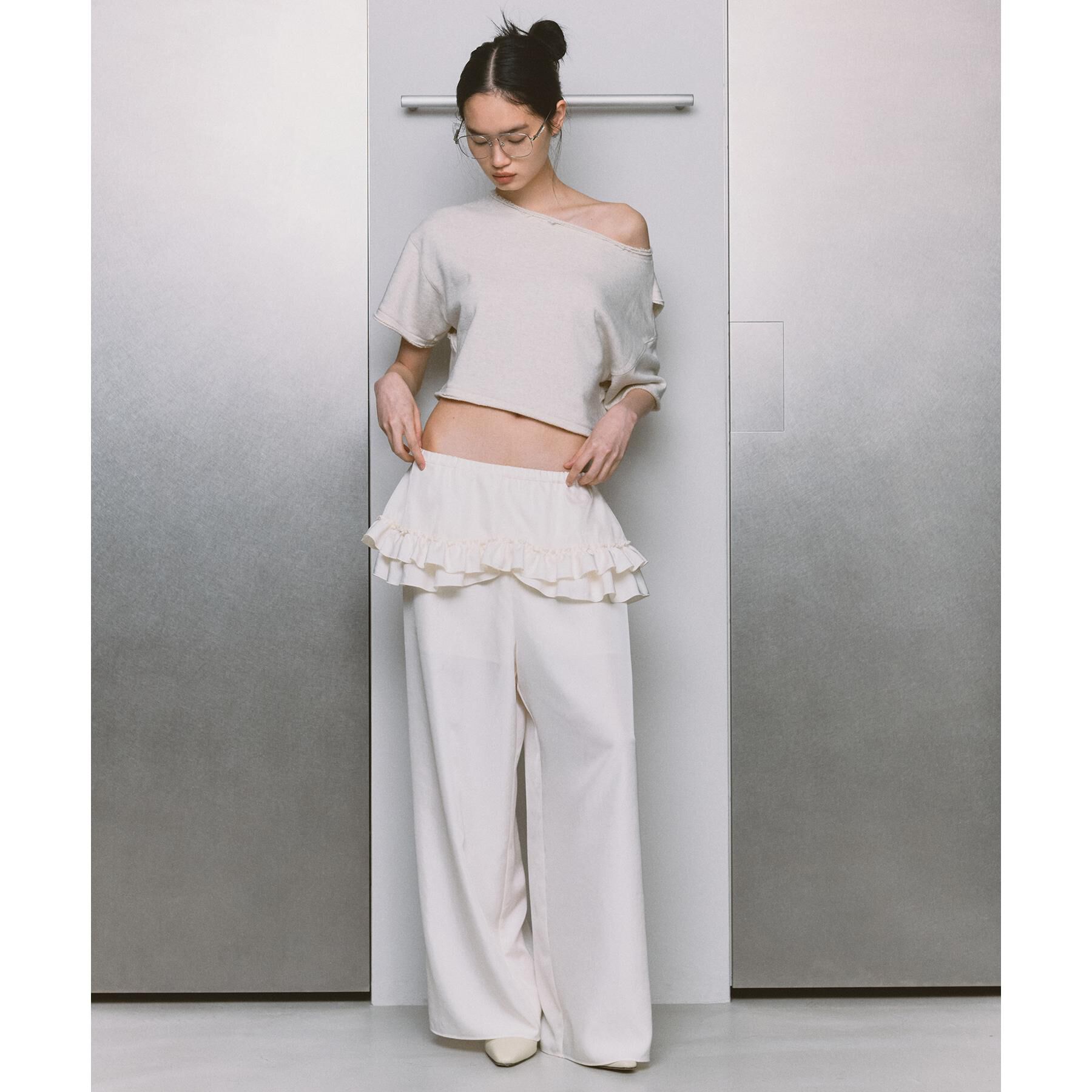 CODE A「frill wide pants」|その他|