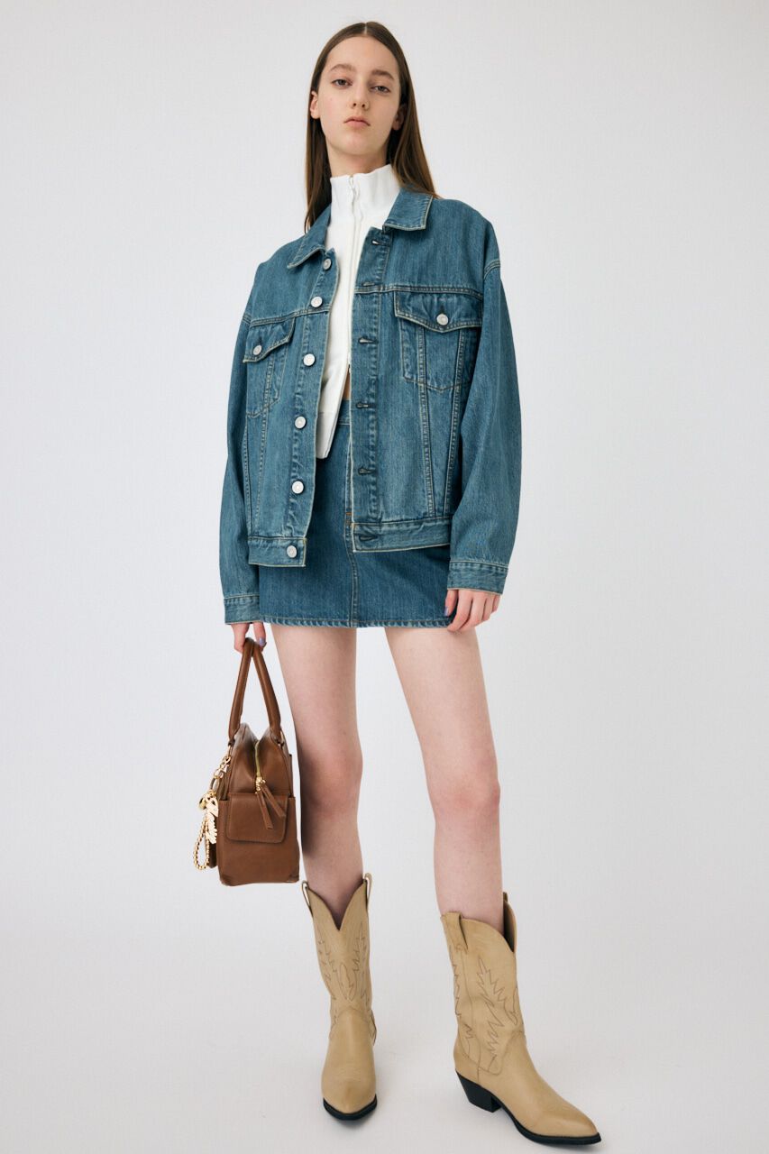 MOUSSY「TINTED デニムジャケット」|デニムジャケット|