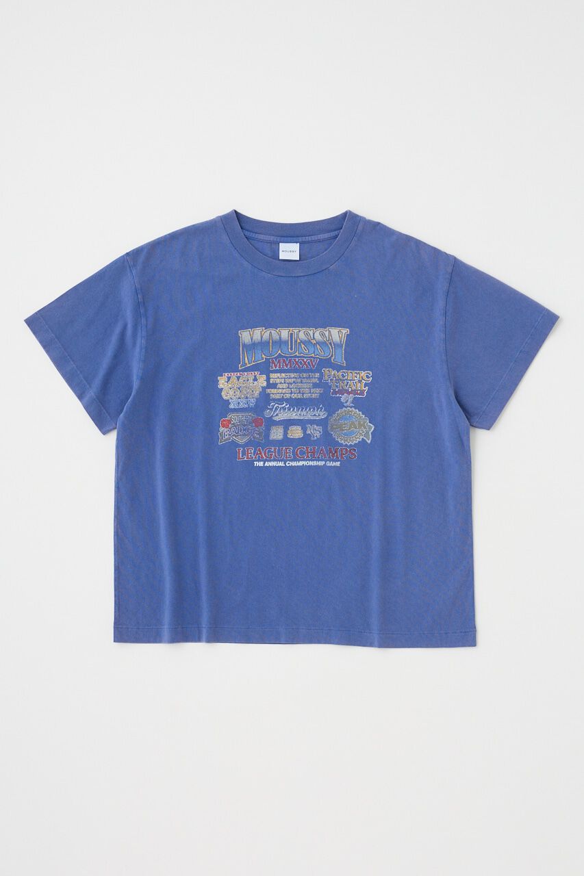 MOUSSY「MOUSSY LEAGUE CHAMPS 25 Tシャツ」|Tシャツ・カットソー|