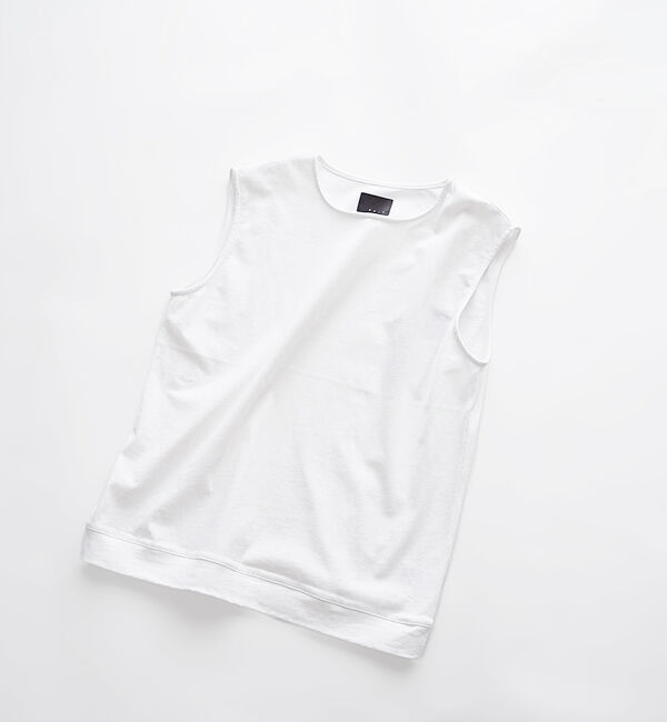 オローネ「モスモスノースリーブ」|Tシャツ・カットソー|オフホワイト