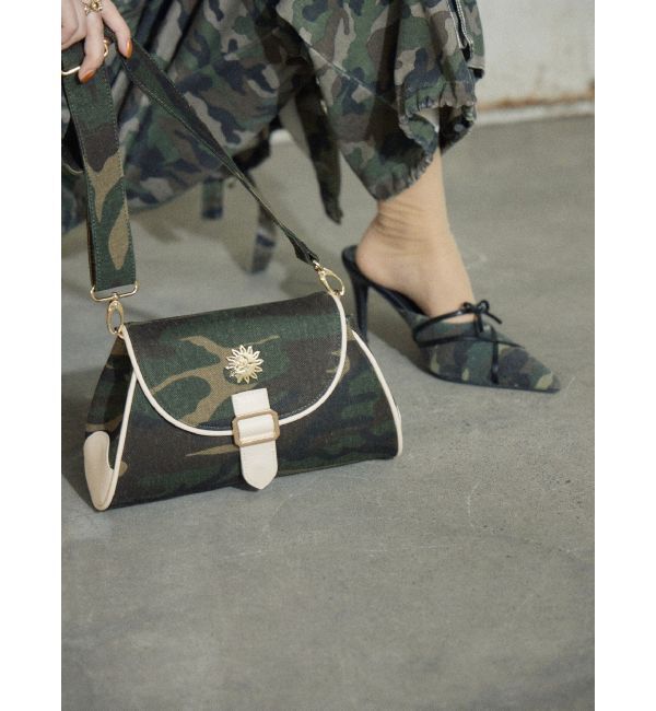 EVRIS「カモフラパイピイングショルダーBAG」|ショルダー・メッセンジャー|