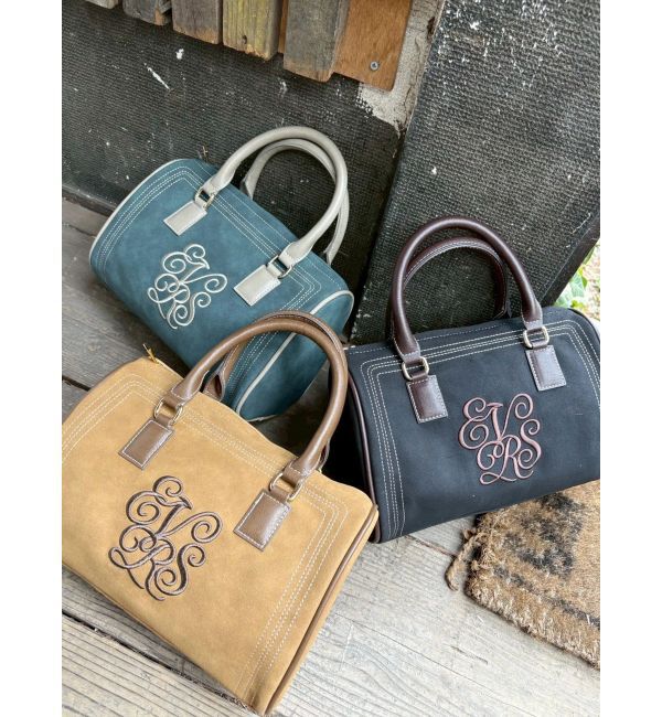 EVRIS「エンブレムステッチボストンBAG」|ボストンバッグ|