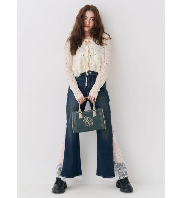 EVRIS「エンブレムステッチボストンBAG」|ボストンバッグ|