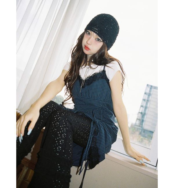 jouetie「【MINAMI&times;jouetie】シャーリングキャミワンピース」|ワンピース|