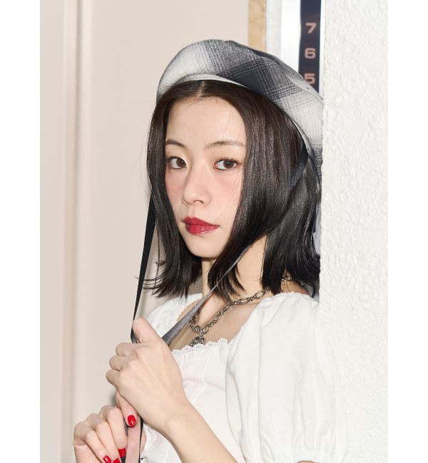 jouetie「【kaorinomori&times;jouetie】ルモアスタッズベレー」|ハンチング・ベレー帽|