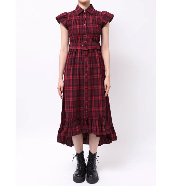 jouetie「シャーリングシャツワンピース」|ワンピース|