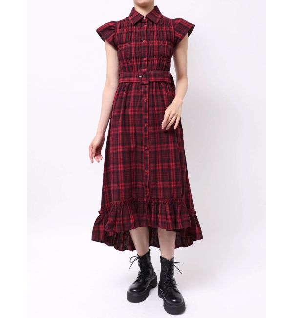jouetie「シャーリングシャツワンピース」|ワンピース|