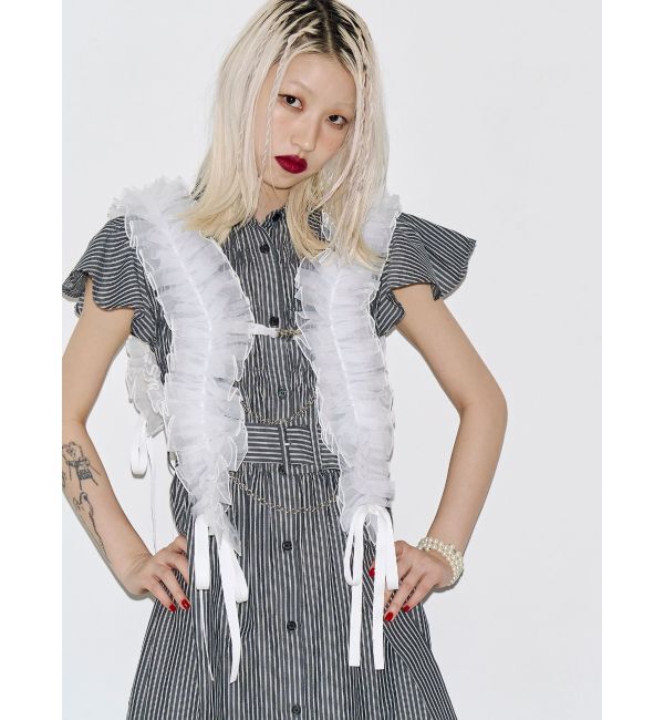 jouetie「シャーリングシャツワンピース」|ワンピース|