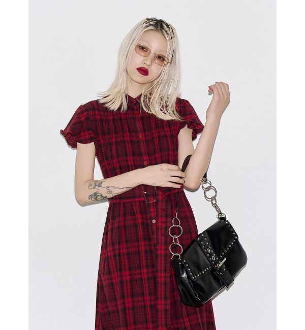jouetie「シャーリングシャツワンピース」|ワンピース|